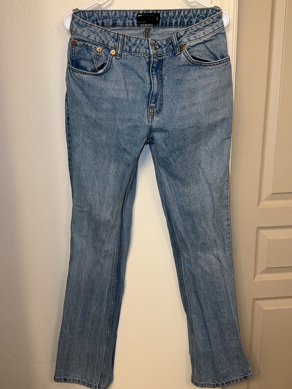 ASOS Light Blue Straight Leg Jeans